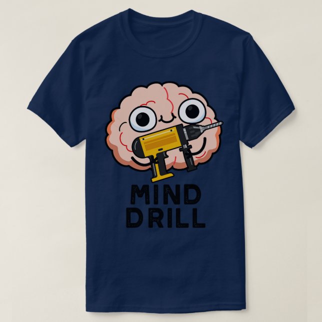 T-shirt Exercice mental Funny Brain Tool Pun 1 (Design devant)