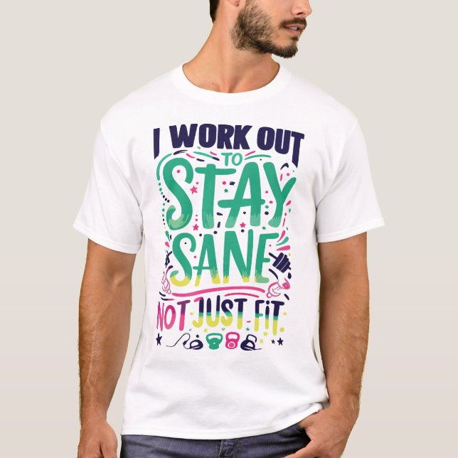 T-shirt Exercice pour rester en attente (Devant)