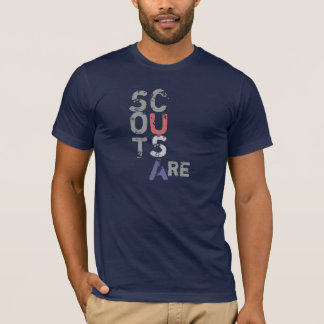 T-shirt Exigences de scout - responsables, honnête, fiable