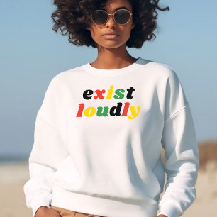 T-shirt Existe Fortement Noir Histoire Feminist Emaîtrise