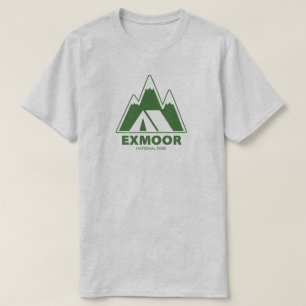 T-shirt Exmoor National Park Mountains Camping