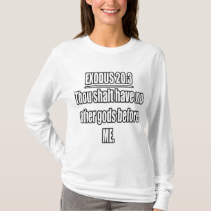 T-shirt Exode 20:3 KJV Verset Biblique