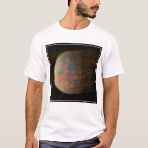 T-shirt Exoplanet 55 Cancri E Et Sa Surface Moulée