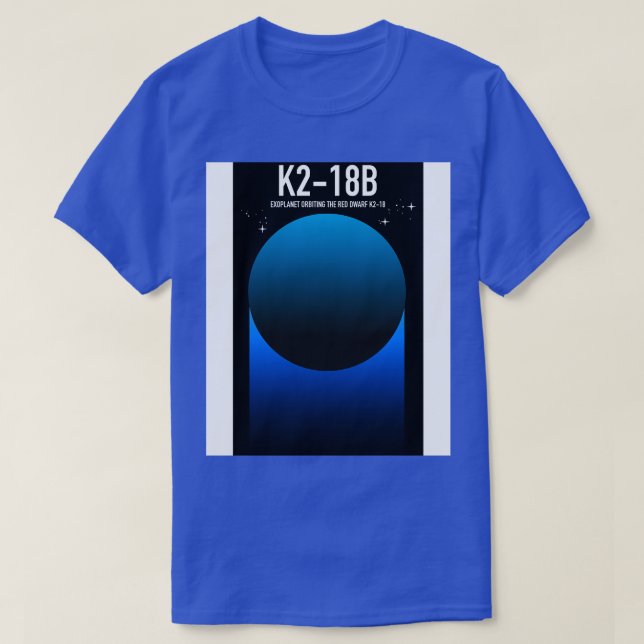 T-shirt exoplanète K218b (Design devant)