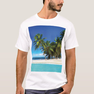T-shirt Exotic beach throw pillow