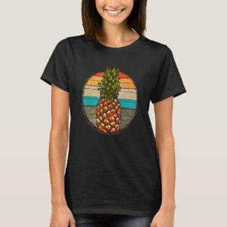 T-shirt Exotic Pineapple  Summer Fruit Retro Pineapple