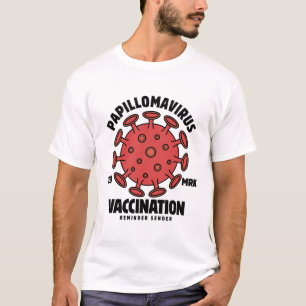 T-shirt Expéditeur de rappels de vaccination contre le pap