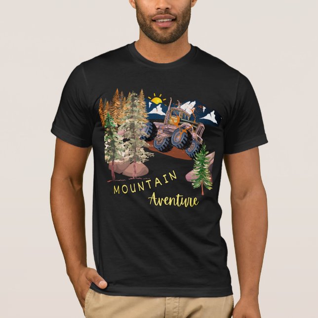 T-shirt Expédition hors route de Mountain Adventure (Devant)