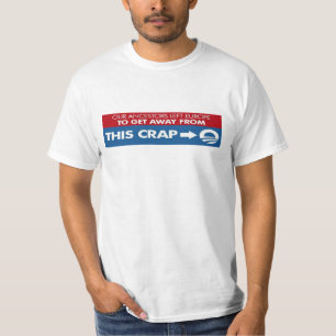 T-shirt Expédition libre avec le noir de Zazzle + Employe