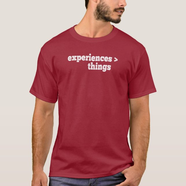 T-shirt Expériences > Choses (Devant)