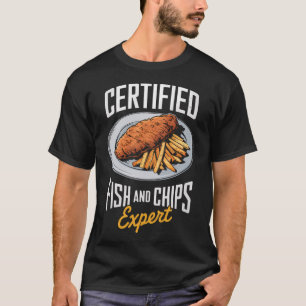 T-shirt Expert certifié en Fish and Chips Amateur de nourr