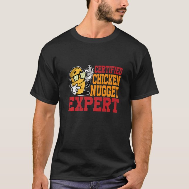 T-shirt Expert certifié en nugget de poulet (Devant)