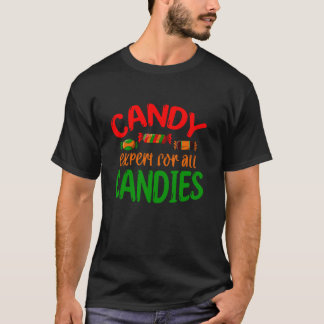 T-shirt Expert en bonbons pour toutes les friandises Canne
