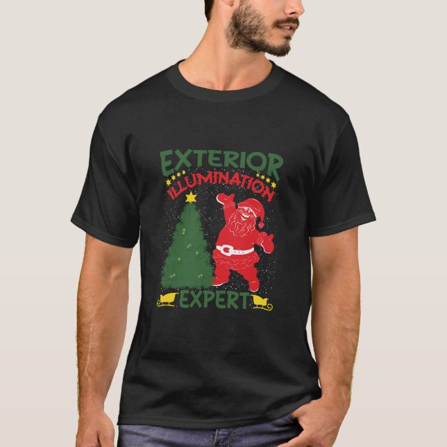T-shirt Expert en éclairage extérieur (Devant)