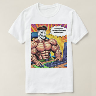 T-shirt expert en guerre cybersimulée