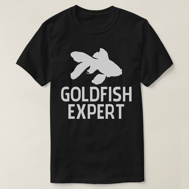 T-shirt Expert en poissons d'or (Design devant)
