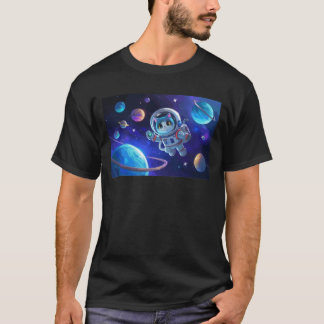 T-shirt Explorateur Cosmic Kitty