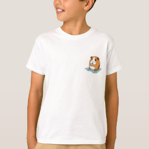 T-shirt Explorateur de cochons d'Inde avec carte pour enfa