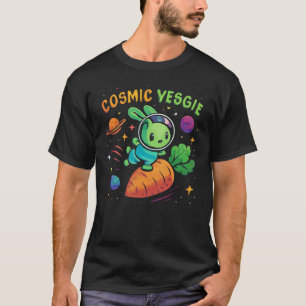 T-shirt Explorateur de légumes cosmiques - Astronaut Bunny