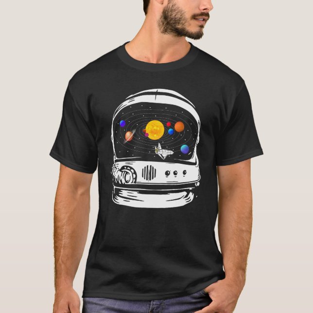 T-shirt Explorateur spatial (Devant)