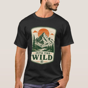T-Shirt Explorateur Vintage Into The Wild