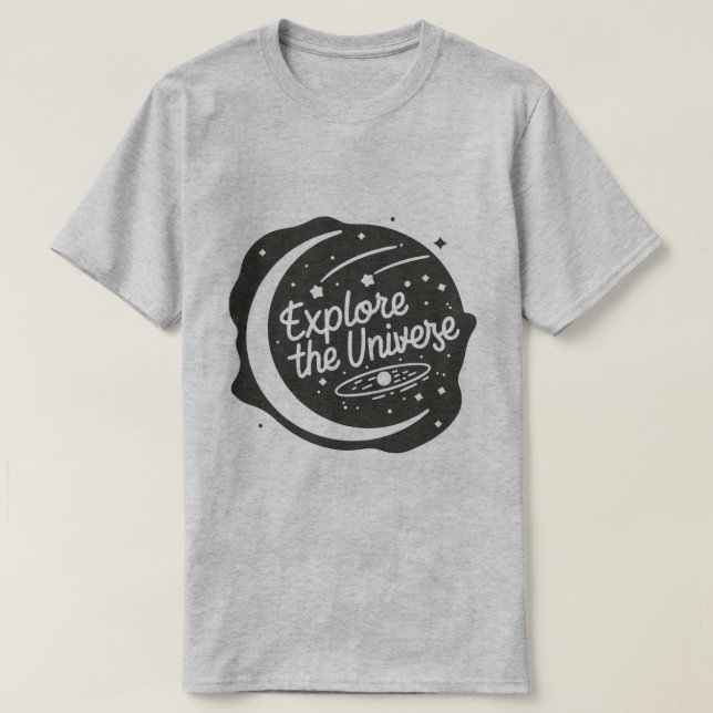 T-shirt Explorateurs de l'Univers Rêveurs Espace (Design devant)