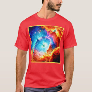 T-shirt Exploration de l'art nébuleux coloré