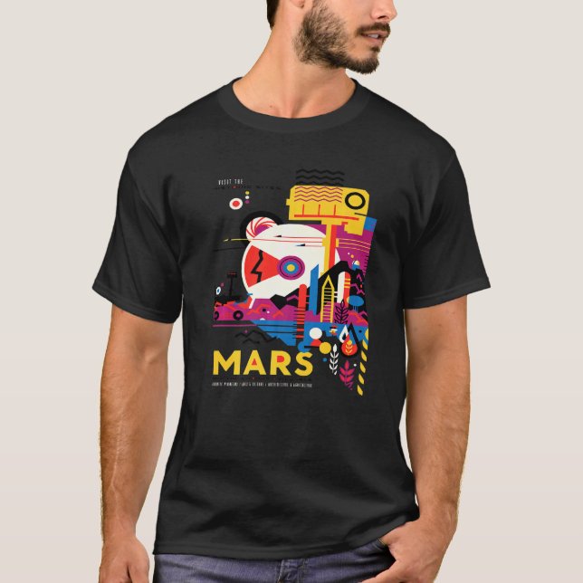 T-shirt Exploration de Mars (Devant)