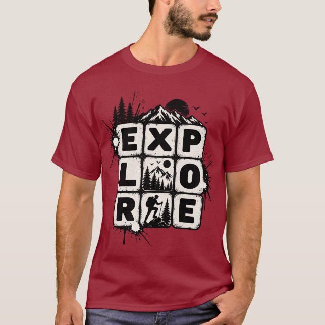 T-shirt explorer (Devant)