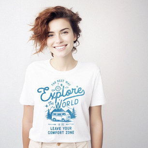 T-shirt Explorer la zone de confort mondial