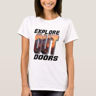 T-SHIRT EXPLORER LES PORTES EXTÉRIEURES