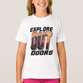 T-SHIRT EXPLORER LES PORTES EXTÉRIEURES