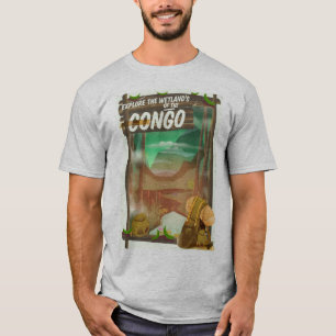T-shirt Explorer les zones humides du Congo