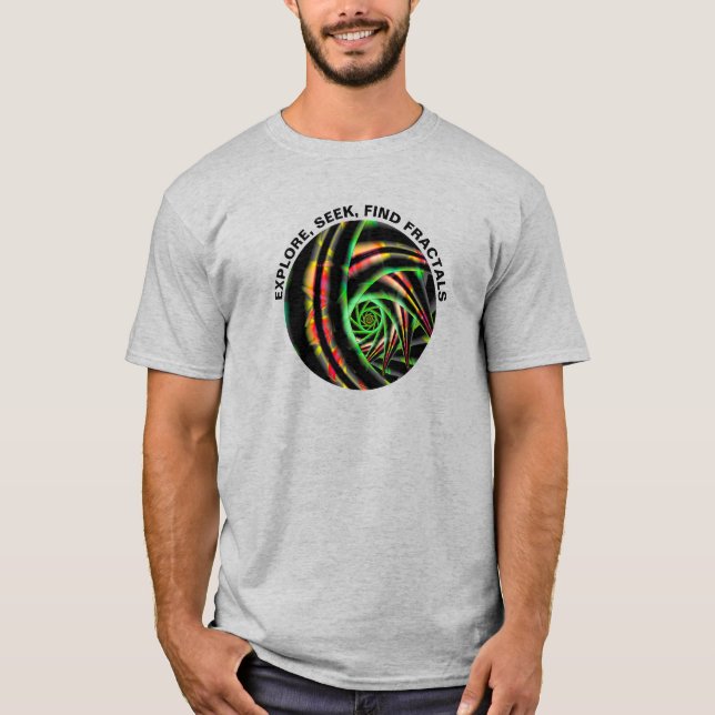 T-shirt Explorer Rechercher des fractures Citer Art Modern (Devant)