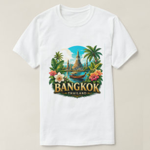 T-shirt Explorez Bangkok Thaïlande Voyage Aventure