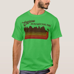 T-shirt Explorez la bande rétro les années 7080s du parc n