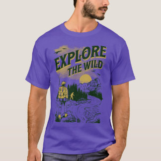 T-shirt Explorez la détresse de la chasse sauvage