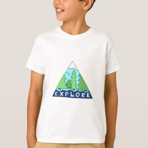 T-shirt Explorez la nature en plein air Les montagnes sauv