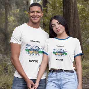 T-shirt Explorez le camping en plein air
