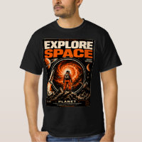 Explorez l'Espace – Retro Sci-Fi
