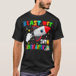 T-shirt Exploser Dans Le Jardin D'Enfants Fuseau Espace Ex