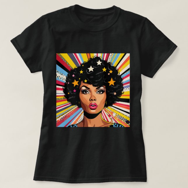 T-shirt Explosion d'art pop (Design devant)