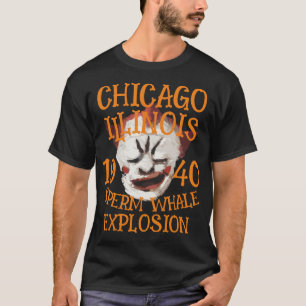 T-shirt Explosion de baleines de Sperm CHICAGO ILLINOIS 19