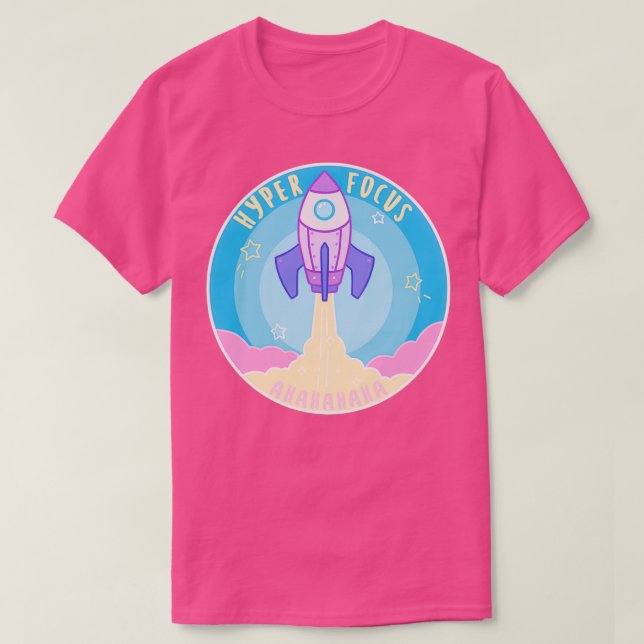 T-shirt Explosion de fusée Hyper Focus (Design devant)