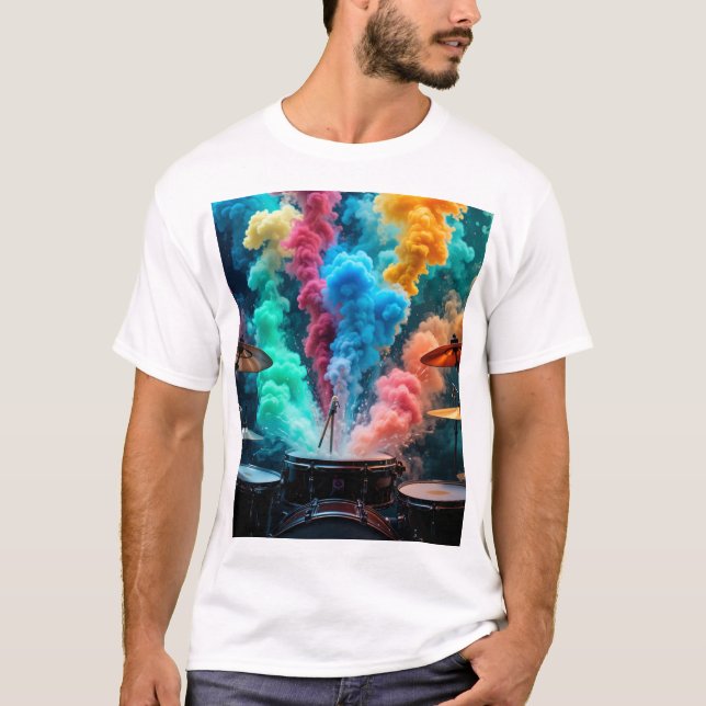 T-shirt Explosion de tambour Beats (Devant)