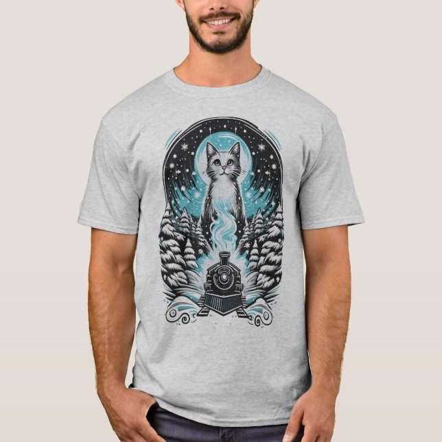 T-shirt express de chat (Devant)