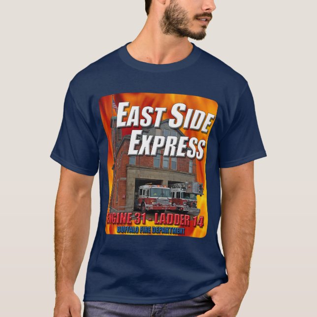 T-shirt Express de côté est (E31/L14) (Devant)