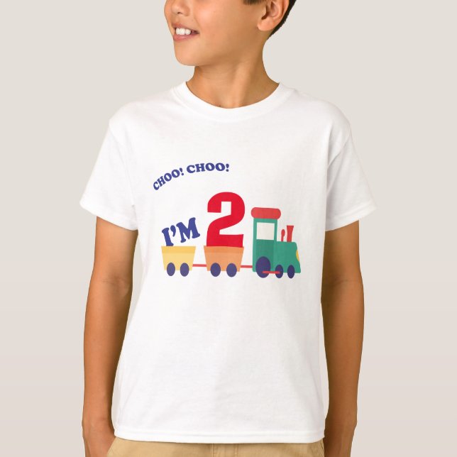 T-shirt express-enfants - train de choo personnalisé (Devant)
