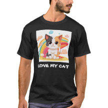 Express Votre Amour avec 'I Love My Cat' Vêtements