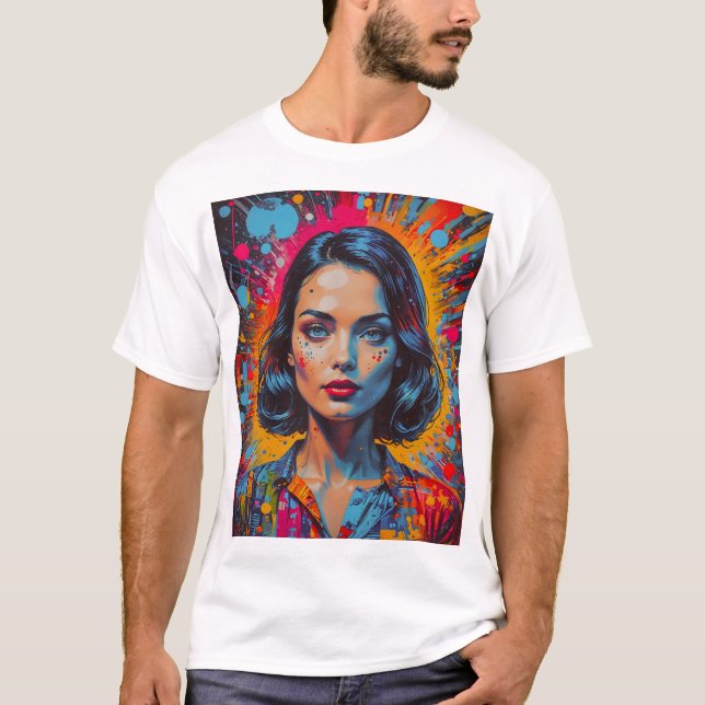 T-shirt Expression radieuse de la créativité intérieure (Devant)